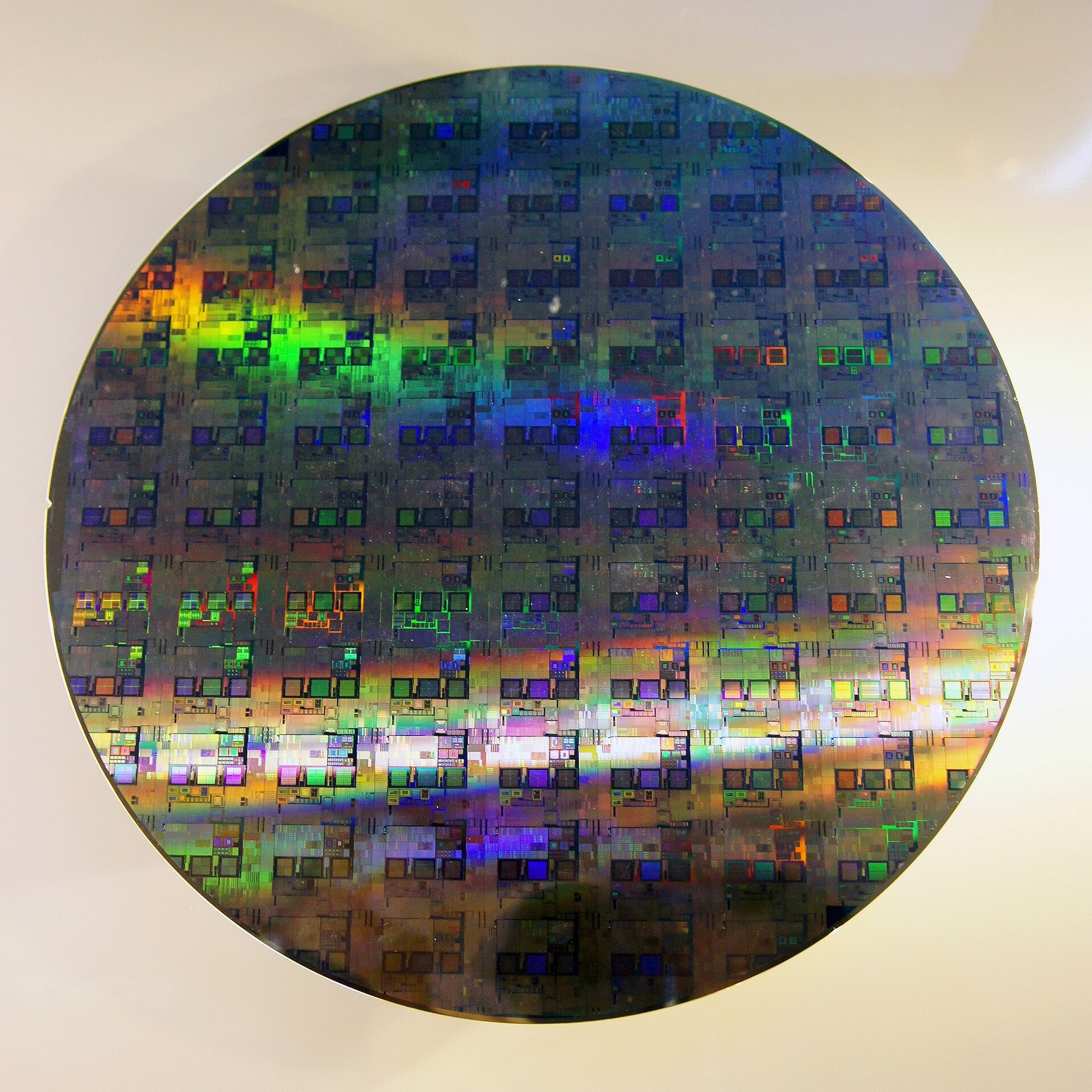 Wafer de silicium de 12 pouces