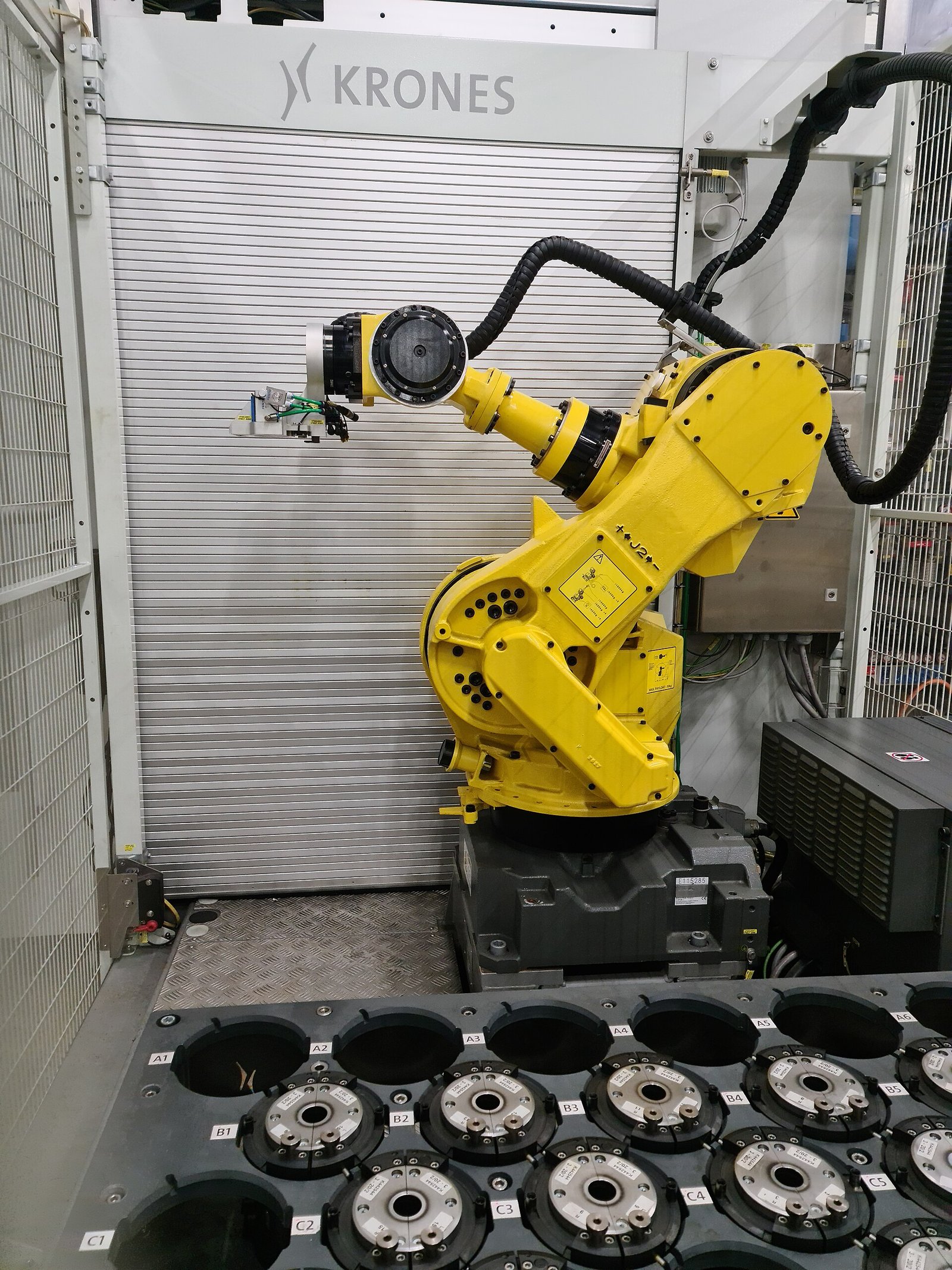 Bras robotique Fanuc industriel