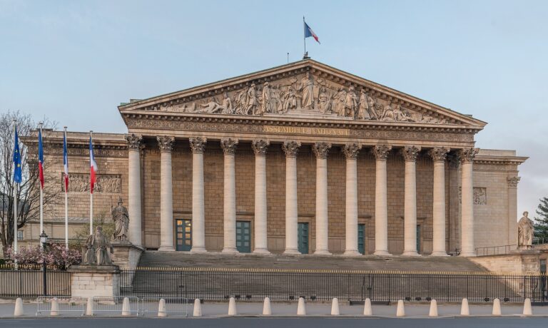Le Palais Bourbon, siège de l’Assemblée nationale