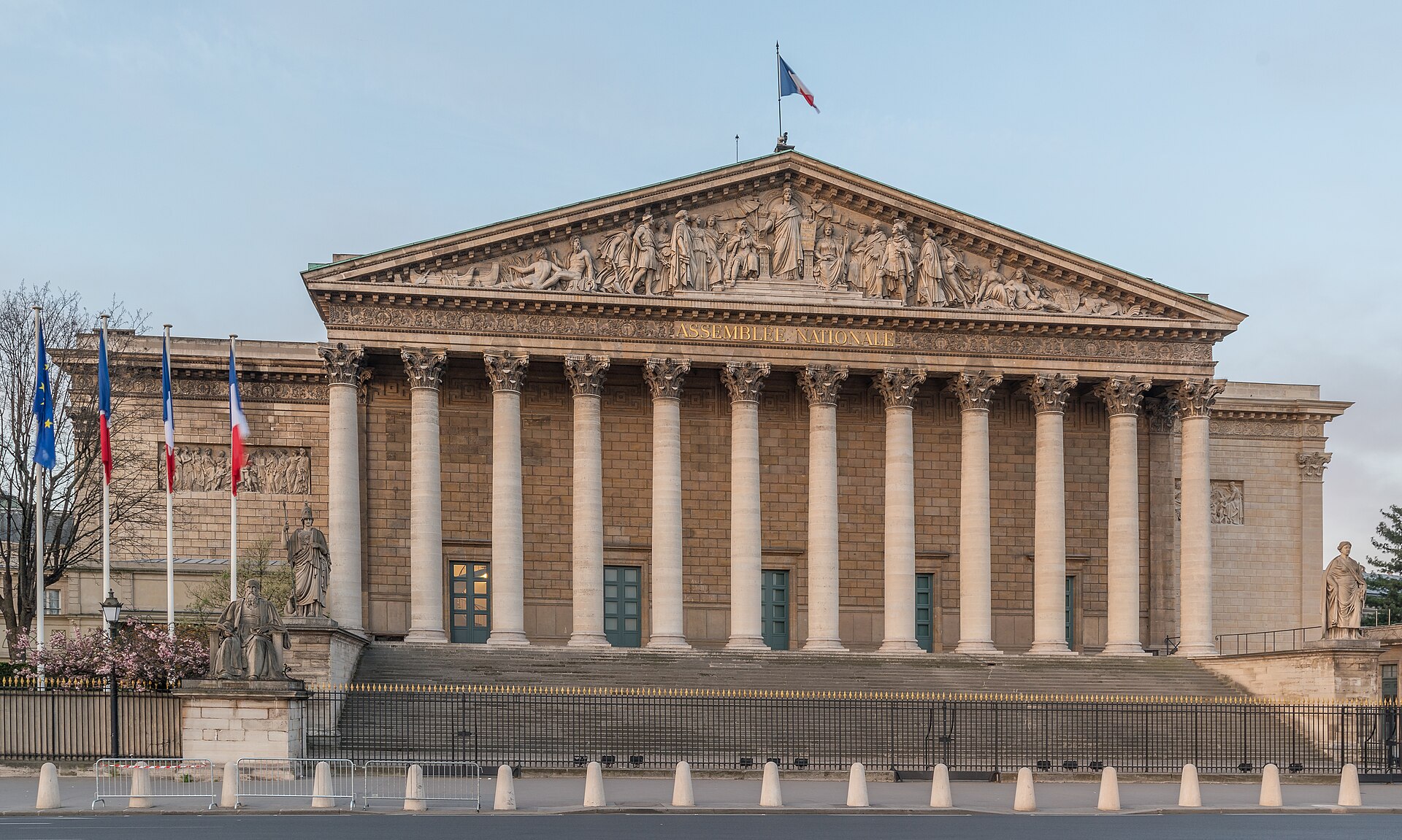 Le Palais Bourbon, siège de l’Assemblée nationale