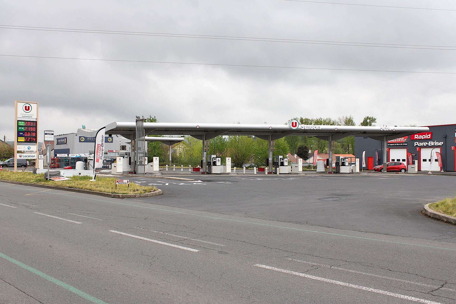 Station-service en France