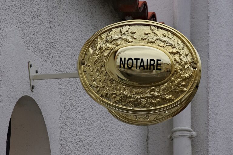 Panonceau d’un office notarial