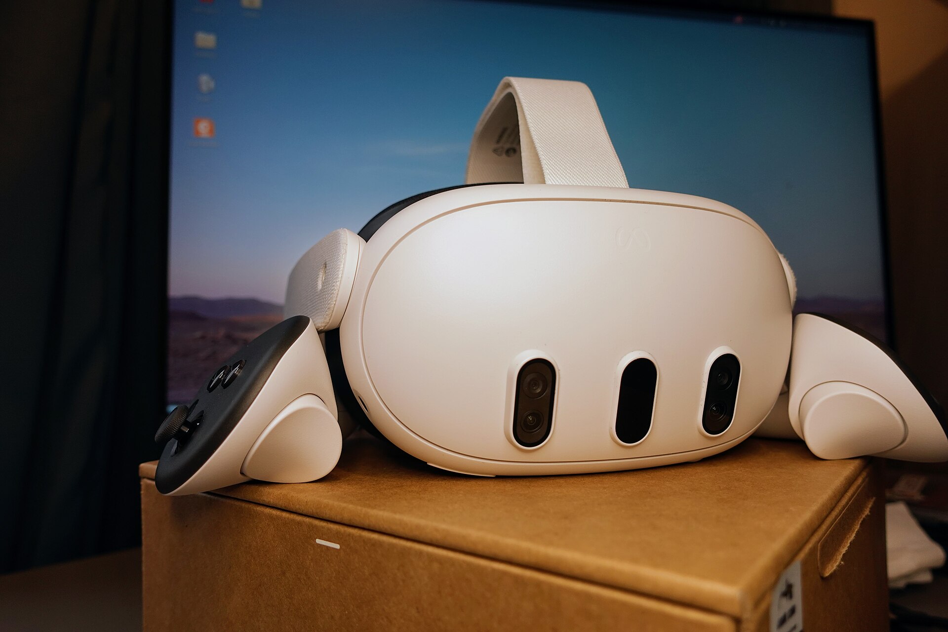 Casque autonome Meta Quest 3, vue de face